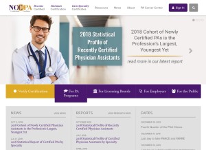 How nccpa.net looks like on a tablet such as an iPad.
