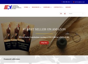 How nccs.net looks like on a tablet such as an iPad.