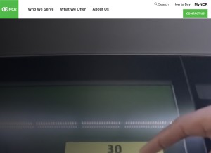 How ncr.com looks like on a tablet such as an iPad.