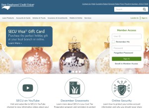 How ncsecu.org looks like on a tablet such as an iPad.