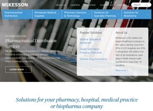 How ndchealth.com looks like on a tablet such as an iPad.