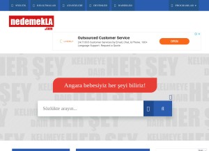 How nedemekla.com looks like on a tablet such as an iPad.
