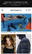 How needsupply.com looks like on a mobile device such as an iPhone.