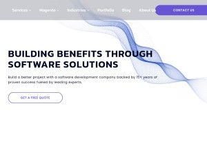 How neklo.com looks like on a tablet such as an iPad.