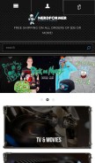 How nerdformer.com looks like on a mobile device such as an iPhone.