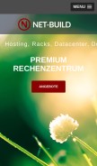 How netbuild.net looks like on a mobile device such as an iPhone.