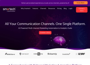 How netcoresmartech.com looks like on a tablet such as an iPad.
