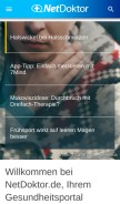 How netdoktor.de looks like on a mobile device such as an iPhone.
