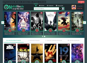 How netfullfilmizle.net looks like on a tablet such as an iPad.