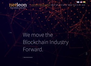 How netleon.com looks like on a tablet such as an iPad.