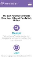 How netnanny.com looks like on a mobile device such as an iPhone.