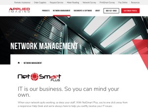 How netsmartai.com looks like on a tablet such as an iPad.