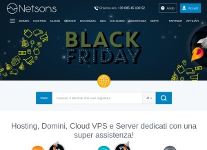 How netsons.org looks like on a tablet such as an iPad.