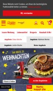 How netto-online.de looks like on a mobile device such as an iPhone.