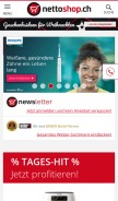 How nettoshop.ch looks like on a mobile device such as an iPhone.