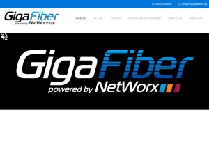 How networx-bg.com looks like on a tablet such as an iPad.