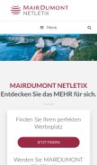 How netzathleten-media.de looks like on a mobile device such as an iPhone.