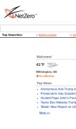 How netzero.net looks like on a mobile device such as an iPhone.