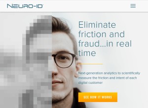 How neuro-id.com looks like on a tablet such as an iPad.