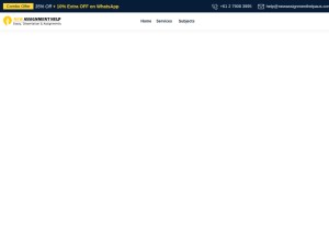 How newassignmenthelpaus.com looks like on a tablet such as an iPad.