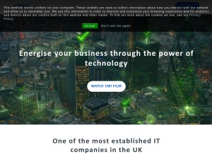 How newcmi.com looks like on a tablet such as an iPad.