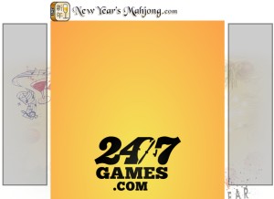 How newyearsmahjong.com looks like on a tablet such as an iPad.