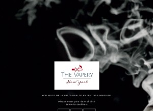 How newyorkvapeking.com looks like on a tablet such as an iPad.