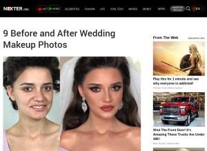 How nexter.org looks like on a tablet such as an iPad.