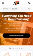 How nexttruckonline.com looks like on a mobile device such as an iPhone.