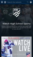 How nfhsnetwork.com looks like on a mobile device such as an iPhone.