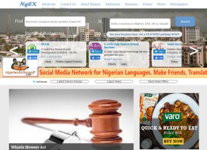 How ngex.com looks like on a tablet such as an iPad.