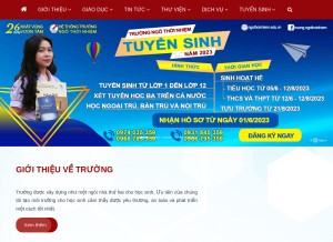 How ngothoinhiem.edu.vn looks like on a tablet such as an iPad.