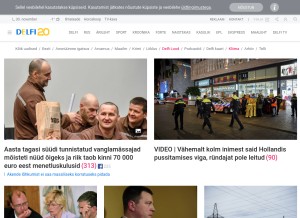 How nh.ee looks like on a tablet such as an iPad.