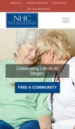 How nhccare.com looks like on a mobile device such as an iPhone.