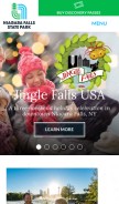 How niagarafallsstatepark.com looks like on a mobile device such as an iPhone.