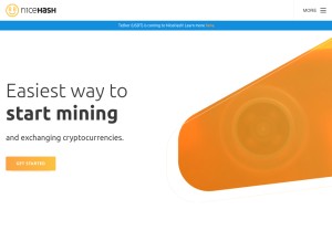 How nicehash.com looks like on a tablet such as an iPad.