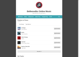 How nicolecaggiano.com looks like on a tablet such as an iPad.