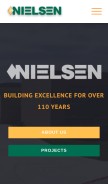 How nielsen-inc.com looks like on a mobile device such as an iPhone.