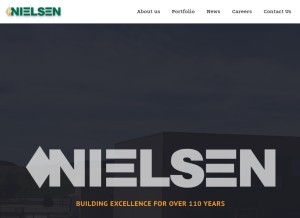 How nielsen-inc.com looks like on a tablet such as an iPad.