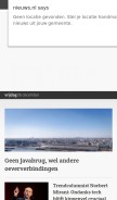 How nieuws.nl looks like on a mobile device such as an iPhone.