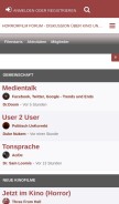 How nightmare-horrormovies.de looks like on a mobile device such as an iPhone.