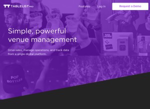 How nightpro.co looks like on a tablet such as an iPad.
