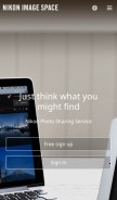 How nikonimagespace.com looks like on a mobile device such as an iPhone.