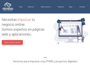 How nimbo.software looks like on a tablet such as an iPad.