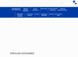 How nimcoinc.com looks like on a tablet such as an iPad.