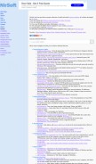 How nirsoft.net looks like on a mobile device such as an iPhone.