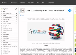 How nitrogfx.com looks like on a tablet such as an iPad.