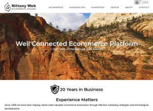 How nittanyweb.com looks like on a tablet such as an iPad.