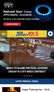 How nj1015.com looks like on a mobile device such as an iPhone.