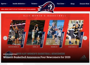 How njithighlanders.com looks like on a tablet such as an iPad.